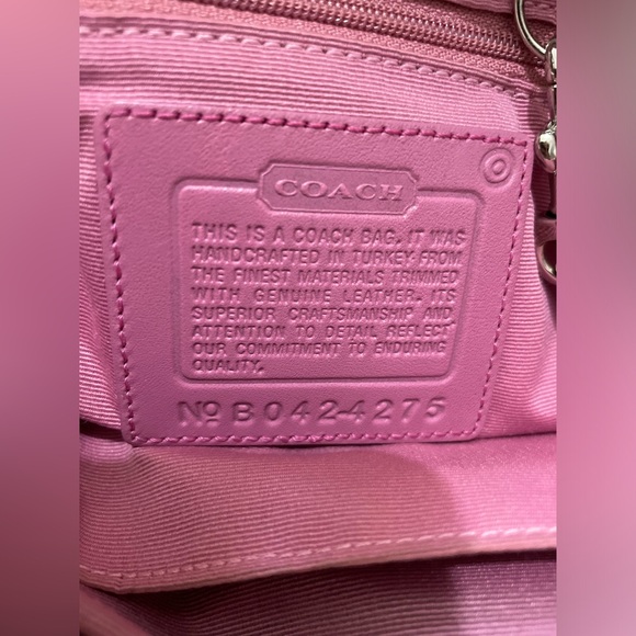 Coach Hampton Weekender Nylon Vachetta Tote Y2K - Picture 7 of 9